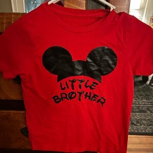 Red Little Brother Kids T-Shirt